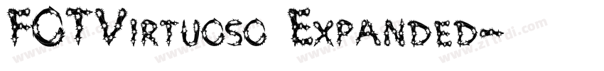 FOTVirtuoso Expanded字体转换